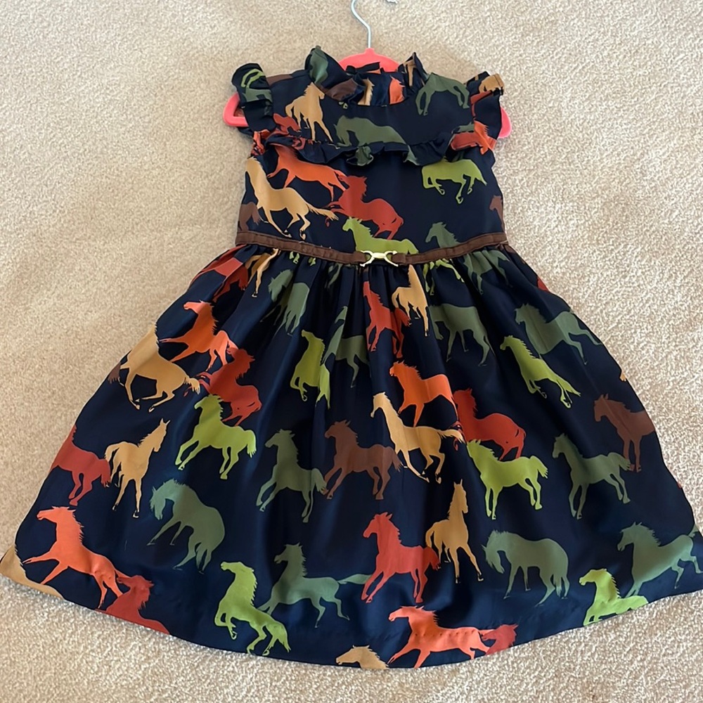 Janie and Jack 2T horse bit dress